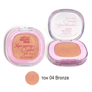 Фотография  БЕЛИТА Beauty Skin Хайлайтер-Crystal для лица, тон 04 bronze, 3,7 г
