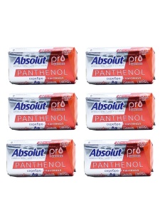 АБСОЛЮТ Мыло 90гр PRO Серебро и Пантенол Антибактериальный *6 шт.