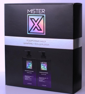 LIV DELANO MISTER X №1 (500г) Подарочный набор (Шампунь sensitive 250г +Гель д/душа sensitive 250г)/