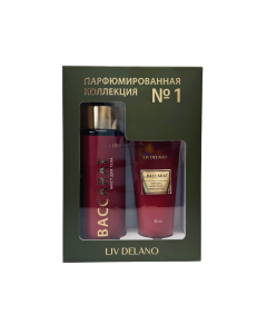 LIV DELANO Подарочный набор Парфюмированная коллекция №1 BY BACCARAT (Мист для тела 110мл+Крем для р