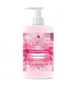 Velvet КРЕМ-МЫЛО для интимной гигиены с маслом орхидеи, 320мл • арт.8452 Фотография Velvet КРЕМ-МЫЛО для интимной гигиены с маслом орхидеи, 320мл • арт.8452
