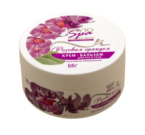 Фотография Iris Phyto Spa Collection • Крем-бальзам для рук и тела РОЗОВАЯ ОРХИДЕЯ • 180мл, банка