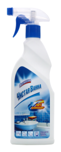 Фотография Свежинка Средство-спрей для чистки ванной Чистая Ванна