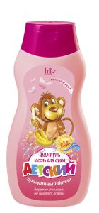 Фотография Шампунь и Гель для душа • детский "АРОМАТНЫЙ БАНАН" • 300 мл