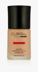 CLARALine Тональный Крем тон 03 с витамином Е SPF 15 HD SOFT TOUCH, 30мл