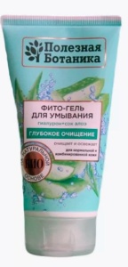 ВЕСНА Полезная Ботаника Фито-Гель для умывания для нормальной и комбинированной кожи, туба 150мл арт