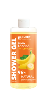 FAMILY COSMETICS Fresh Flesh Гель для душа СОЛНЕЧНЫЙ БАНАН, 520мл FRESH-15