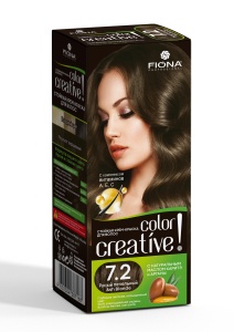 Фотография Fiona Creative color • тон 7.2 Русый пепельный