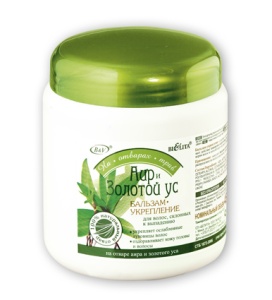 Фотография Белита Бальзам-укрепление АИР и ЗОЛОТОЙ УС против выпадения на отварах трав 450мл