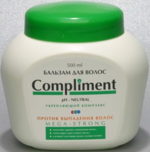 Фотография Compliment Бальзам против выпадения волос MEGA-STRONG 500мл • арт.6218