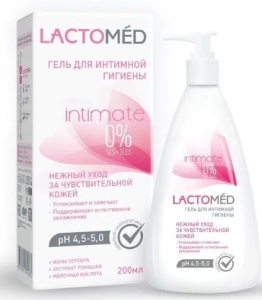 Фотография Лактомед Гель для интимной гигиены • Нежный уход за чувствительной кожей • 200мл