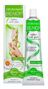 СВОБОДА Крем НЕЖНЫЙ ВЕЛЮР для рук с экстрактом РОМАШКИ и витамином F, 40г арт.1081011