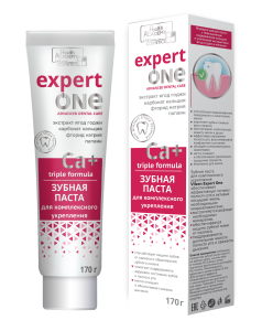 Фотография Family Cosmetics Зубная паста "EXPERT ONE" для комплексного укрепления • 170г • арт. FV007-10505