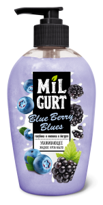 Фотография ПКК Весна MILGURT • Жидкое Крем-Мыло •  • 280гр Голубика и Ежевика в йогурте • арт.5242