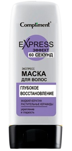 Compliment 60 Секунд Маска для волос ГЛУБОКОЕ ВОССТАНОВЛЕНИЕ, 200мл арт.917063