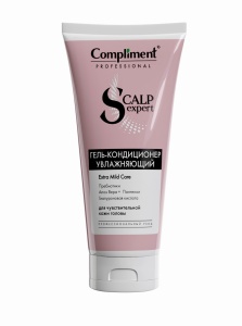 Фотография  Compliment PROFESSIONAL SCALP EXPERT LINE Гель-Кондиционер Успокаивающий для чувствительной кожи головы, 200мл. арт.918541