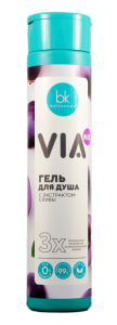 Белкосмекс VIA mix Гель для душа с экстрактом ростков Сливы, 320г