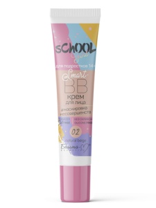 Белита-М sChOOL Girl Smart-BB крем для лица 02 Natural Beige (маскировка несовершенств), 30г