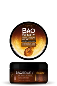 Фотография Белита-М Baobeauty • Укрепляющая МАСКА для всех типов волос с пептидами и маслом баобаба, 200г