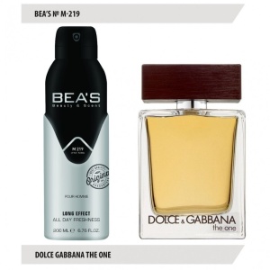 Фотография Beas Парфюмированный дезодорант • M219 • Dolce Gabbana The One • For Mеn • 200мл
