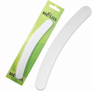 БЕЛИТА Пилка для ногтей наждачная  на блистере, цвет белый 18*2см, арт.0-07