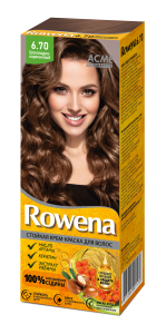 Фотография Acme-Color Крем-Краска для волос • Rowena •  Стойкая • Тон 6.70 • Шоколадно-Коричневый