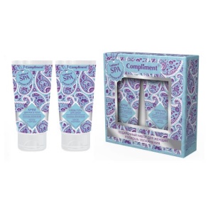Фотография  Compliment ПН №1026 Роскошь увлажнения (нероли и бергамот)  (крем для рук 200 мл+крем гель для душа 200 мл) арт. 870028