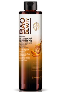 Фотография Белита-М Baobeauty • Мягкий Бессульфатный ШАМПУНЬ с пептидами баобаба для ежедневного применения для всех типов волос 250г