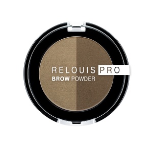 Фотография Релуи Тени для бровей • Relouis PRO Brow Powder ТОН 01 BLONDE • арт. • арт.РБ763-18