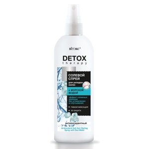 Фотография Витекс DETOX Therapy • СОЛЕВОЙ СПРЕЙ для укладки волос с морской водой, антиоксидантный 200мл, код 42 27