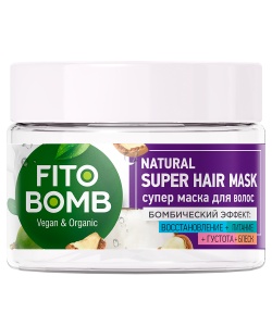 Фотография Фитокосметик Fito Bomb • МАСКА для волос • Восстановление+Питание+Густота+Блеск • 250мл • арт.7229