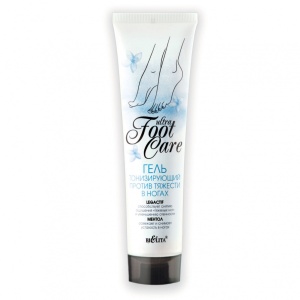 Фотография Белита Ultra Foot Care • Гель тонизирующий ПРОТИВ ТЯЖЕСТИ в ногах (туба • 100мл)/