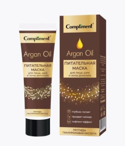 Compliment ARGAN OIL Маска Питательная с пептидами для лица, шеи и зоны декольте 50мл, арт.916165