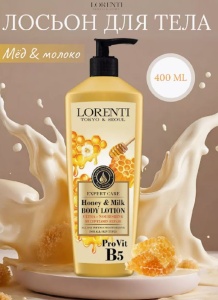 Фотография Lorenti Лосьон для тела • Honey & Milk • 400мл