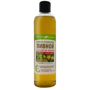 Э.К.Шампунь-конд.ПИВНОЙ с экстрактом ЗВЕРОБОЯ 500 мл/16шт  (ЦИЛИНДР)