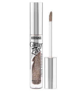 Фотография LuxVisage Тени Для Век Жидкие 304 • Тон Ice Brown Glitter Rock 3г • Арт.К922