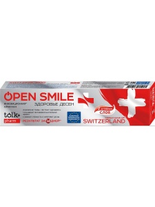 ВЕСНА Tolk Зубная Паста Open smile инновационная TRADITIONS OF SWITZERLAND, 100г, арт.8065