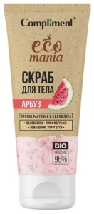Фотография Compliment Ecomania СКРАБ для тела АРБУЗ 200мл • арт.915052