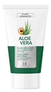 Фотография Белкосмекс Plant Advanced Aloe Vera •  ГЕЛЬ -СКРАБ для лица с абрикосовой косточкой • 120г
