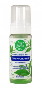 Флоресан Just Освежающий мусс для умывания GREEN TEA, 150мл арт.Ф-761b