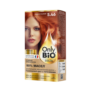 Арт.GB-8031 ФИТОКОСМЕТИК Стойкая крем-краска Only Bio COLOR Тон 5.46 Медно-Рыжий, 115мл