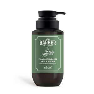 Фотография  БЕЛИТА Barber Line Гель для умывания лица и бороды, 290 мл