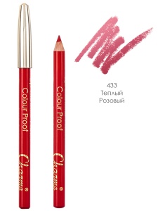 Фотография Charme Карандаш для губ • Colour Proof • CH/P/L-433 • Теплый розовый натуральный