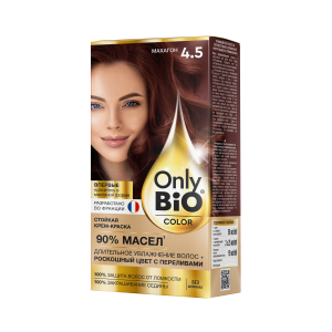 Арт.GB-8028 ФИТОКОСМЕТИК Стойкая крем-краска Only Bio COLOR Тон 4.5 Махагон, 115мл