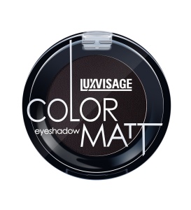 Фотография LuxVisage Тени для век • Компактные • Тон 15 Deep Black • Color Matt • 1.5гр • арт.К823