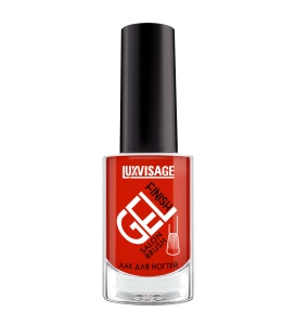 LUXVISAGE ЛАК для ногтей GEL finish тон 05 (красная клубника) 9 г арт.К224