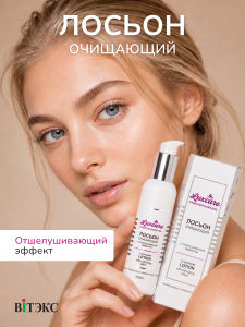Фотография Витекс LUX CARE • Лосьон очищающий с отшелушивающим эффектом,145мл (без коробки)