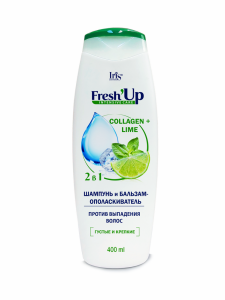 Iris FRESH' UP Шампунь и Бальзам-Ополаскиватель 2 в1 ПРОТИВ ВЫПАДЕНИЯ ВОЛОС, 400мл