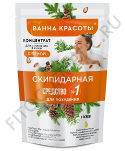 Фотография Фитокосметик Ванна красоты СКИПИДАРНАЯ (концентрат для ванн с пеной) 250мл • арт.7390