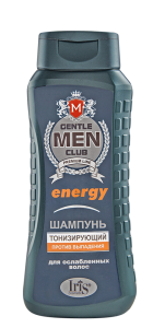 Фотография Iris GentleMEN • club • Шампунь "ENERGY тонизирующий" для ослабленных волос • 400мл